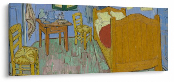 Kép - Vincent van Gogh, The Bedroom, reprodukciók (120x50 cm)