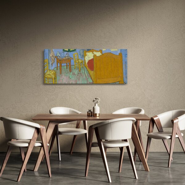 Kép - Vincent van Gogh, The Bedroom, reprodukciók (120x50 cm)