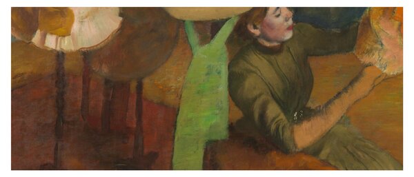Kép - Edgar Degas, The Millinery Shop, reprodukciók (120x50 cm)