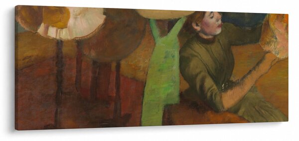 Kép - Edgar Degas, The Millinery Shop, reprodukciók (120x50 cm)