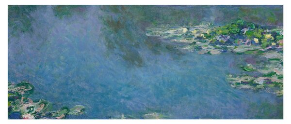 Kép - Claude Monet, Water Lilies, reprodukciók (120x50 cm)