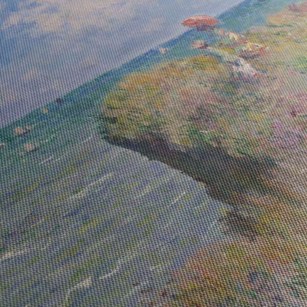 Kép - Claude Monet, Cliff Walk at Pourville, reprodukciók (120x50 cm)