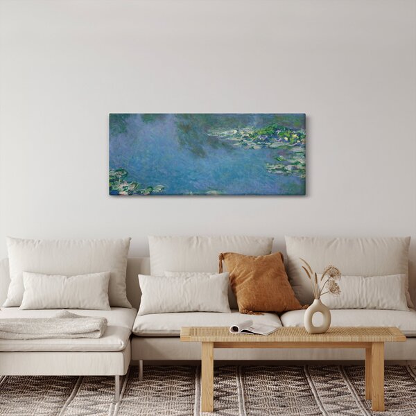 Kép - Claude Monet, Water Lilies, reprodukciók (120x50 cm)