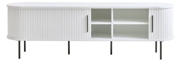 Fehér TV-állvány 180x56x45 cm Nola – Unique Furniture