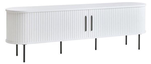 Fehér TV-állvány 180x56x45 cm Nola – Unique Furniture