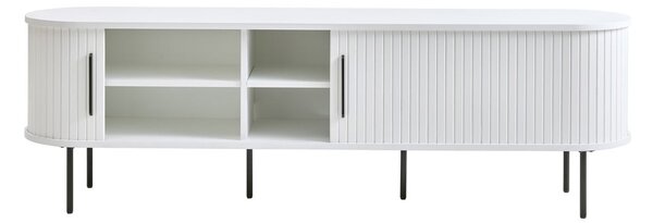 Fehér TV-állvány 180x56x45 cm Nola – Unique Furniture