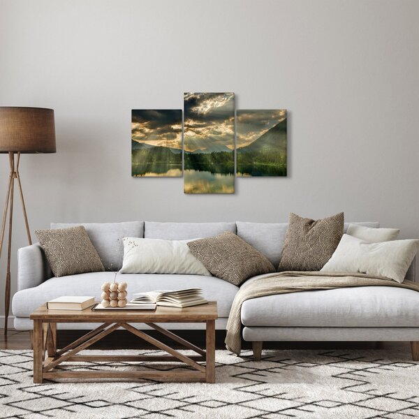 Tó a ragyogó nappal képe (90x60 cm)