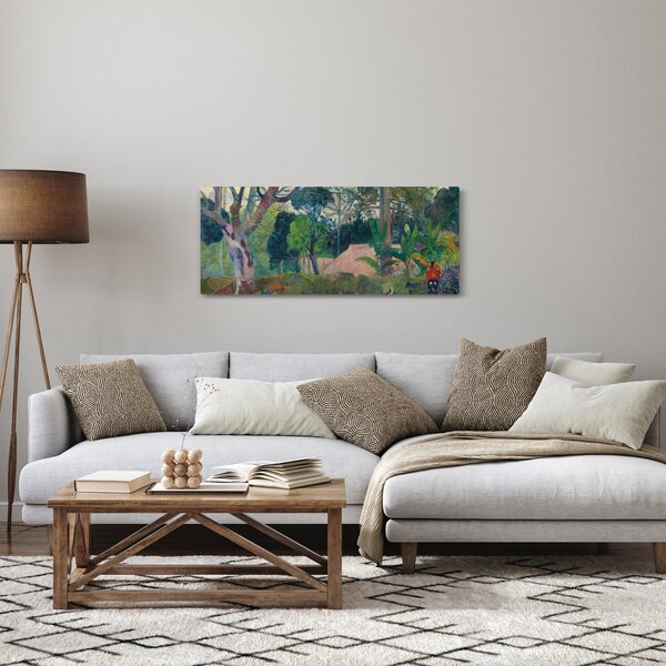 Kép - Paul Gauguin, Te raau rahi (The Big Tree), reprodukciók (120x50 cm)
