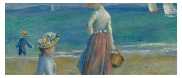 Kép - Auguste Renoir, Figures on the Beach, reprodukciók (120x50 cm)