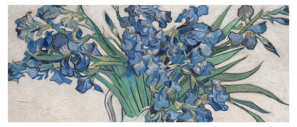 Kép - Vincent van Gogh, Irises, reprodukciók (120x50 cm)