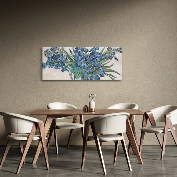 Kép - Vincent van Gogh, Irises, reprodukciók (120x50 cm)
