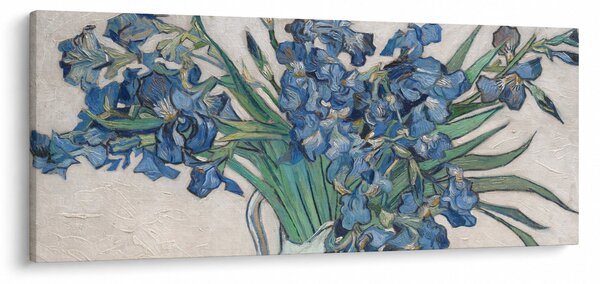 Kép - Vincent van Gogh, Irises, reprodukciók (120x50 cm)