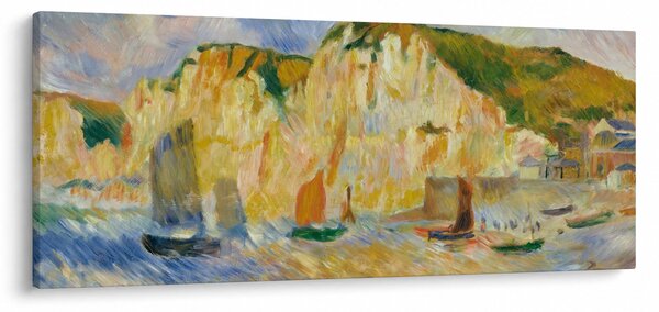 Kép - Auguste Renoir, Sea and Cliffs, reprodukciók (120x50 cm)