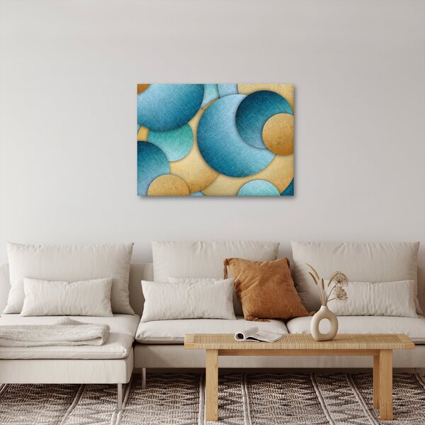 Az absztrakciós körök képe (70x50 cm)