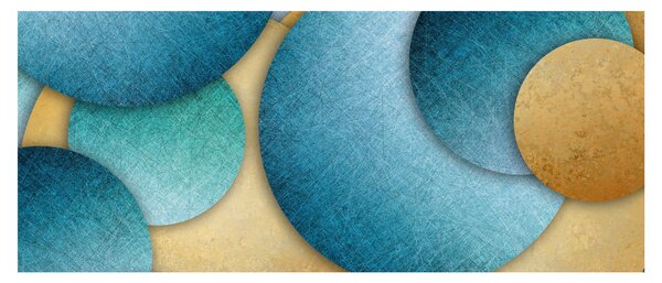 Az absztrakciós körök képe (120x50 cm)