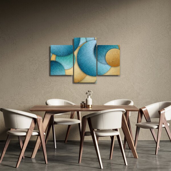 Az absztrakciós körök képe (90x60 cm)