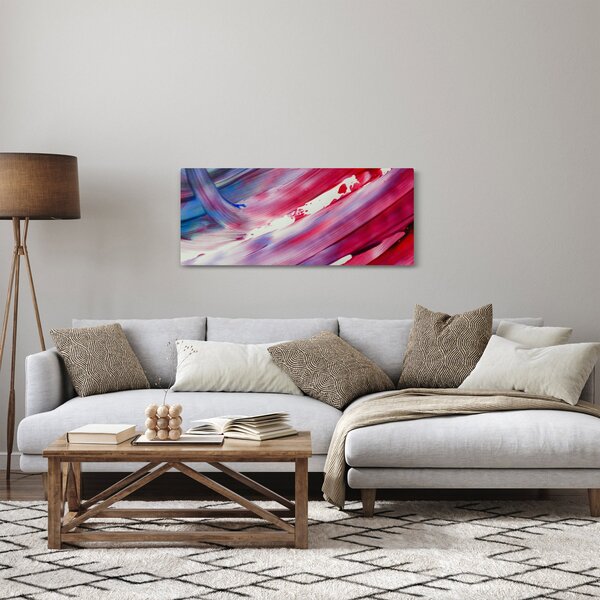 Kép - rózsaszínes kék szín (120x50 cm)