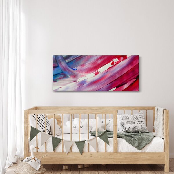 Kép - rózsaszínes kék szín (120x50 cm)