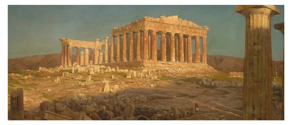 Kép - Frederic Edwin Church, The Parthenon, reprodukciók (120x50 cm)