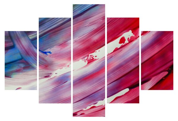 Kép - rózsaszínes kék szín (150x105 cm)