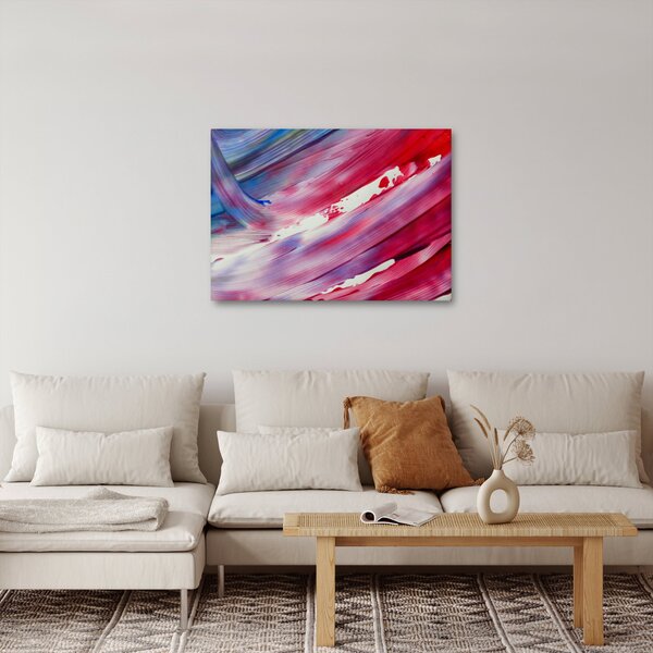 Kép - rózsaszínes kék szín (70x50 cm)