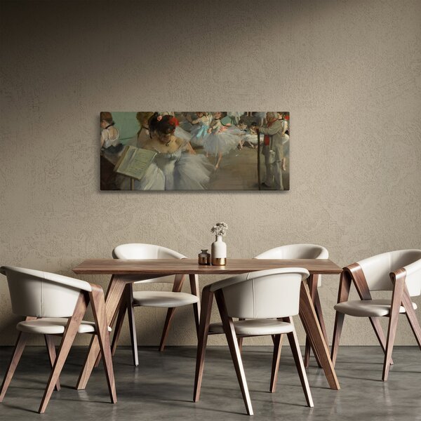 Kép - Edgar Degas, The Dance Class, reprodukciók (120x50 cm)