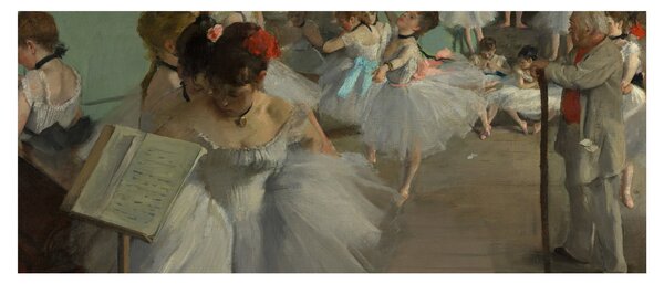 Kép - Edgar Degas, The Dance Class, reprodukciók (120x50 cm)