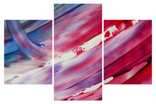 Kép - rózsaszínes kék szín (90x60 cm)