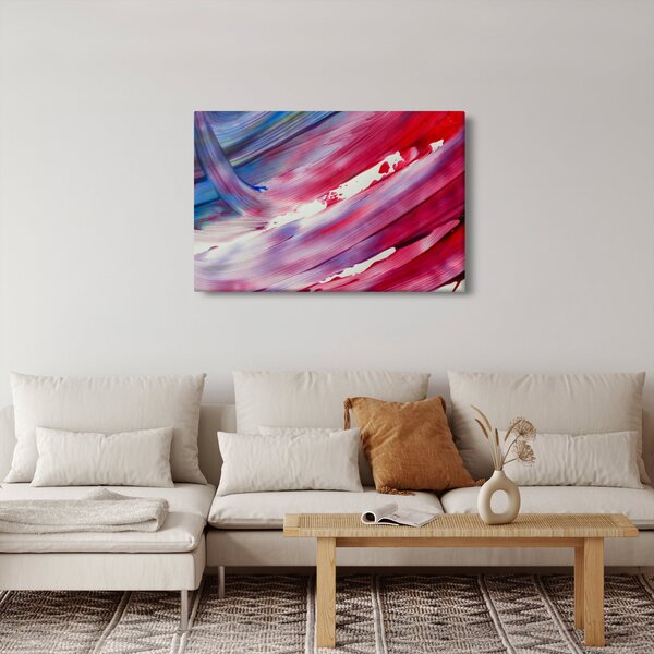 Kép - rózsaszínes kék szín (90x60 cm)
