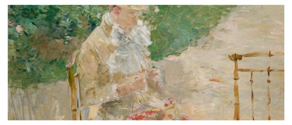 Kép - Berthe Morisot, Young Woman Knitting, reprodukciók (120x50 cm)