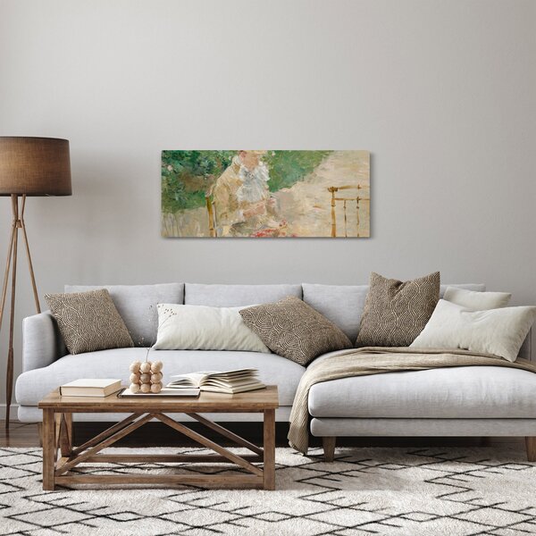 Kép - Berthe Morisot, Young Woman Knitting, reprodukciók (120x50 cm)