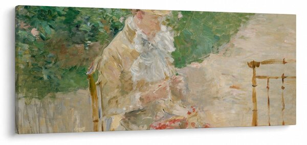 Kép - Berthe Morisot, Young Woman Knitting, reprodukciók (120x50 cm)