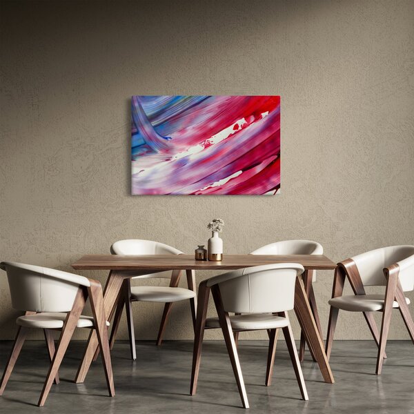 Kép - rózsaszínes kék szín (90x60 cm)