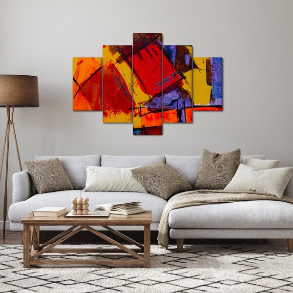 Absztrakciós kép (150x105 cm)