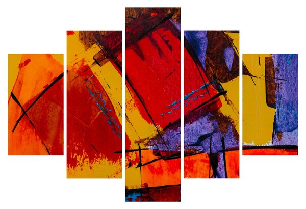 Absztrakciós kép (150x105 cm)