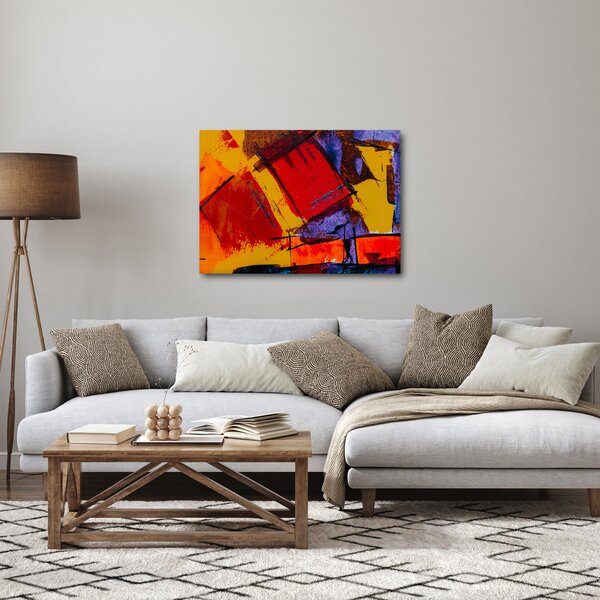 Absztrakciós kép (70x50 cm)