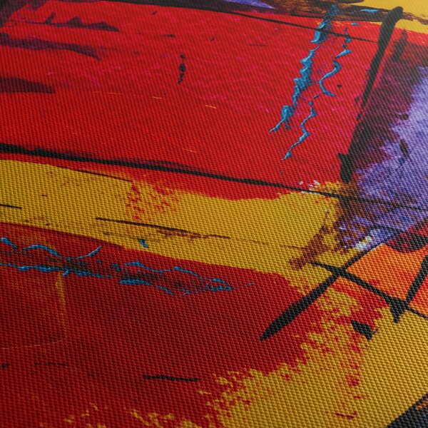 Absztrakciós kép (90x60 cm)
