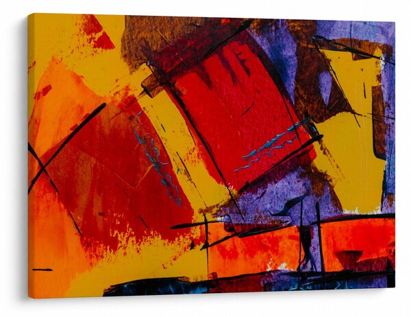 Absztrakciós kép (70x50 cm)