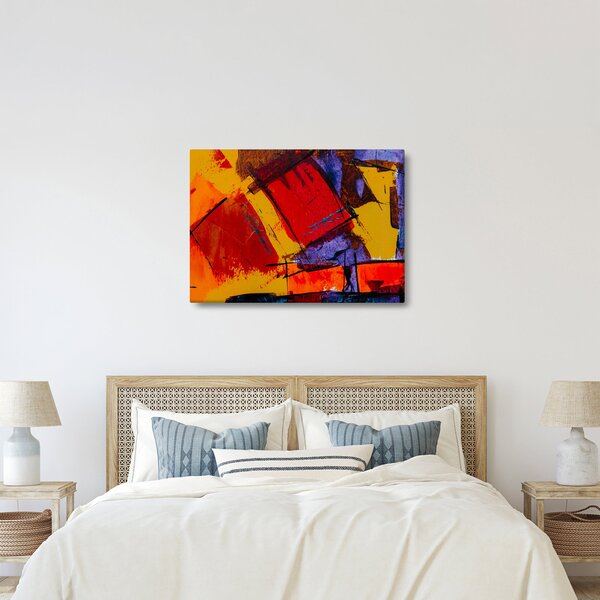 Absztrakciós kép (70x50 cm)