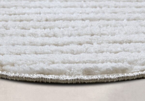 Fehér kerek szőnyeg ø 160 cm Panglao New York White – Elle Decoration
