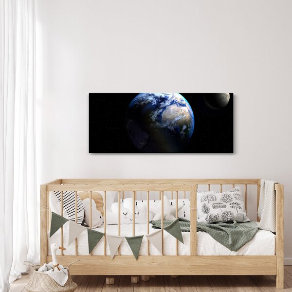 A Föld bolygó képe (120x50 cm)