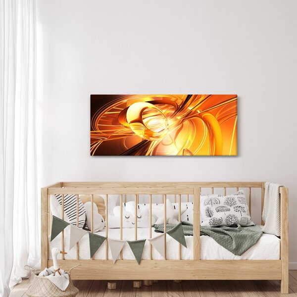 Absztrakciós kép (120x50 cm)
