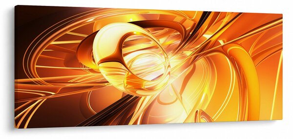 Absztrakciós kép (120x50 cm)