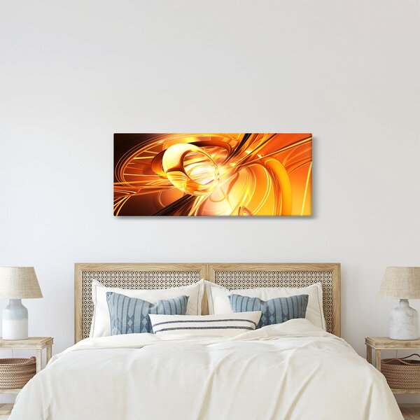 Absztrakciós kép (120x50 cm)