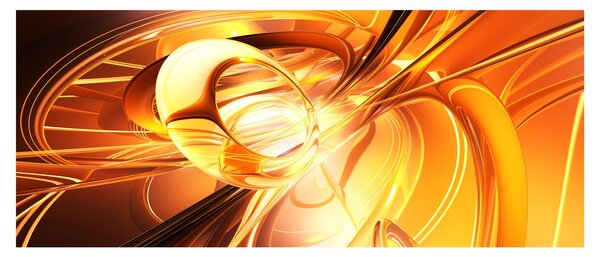 Absztrakciós kép (120x50 cm)