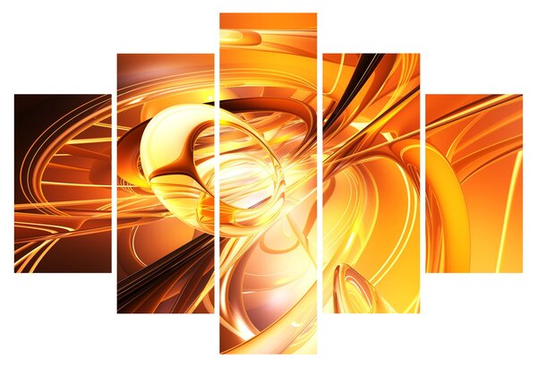 Absztrakciós kép (150x105 cm)