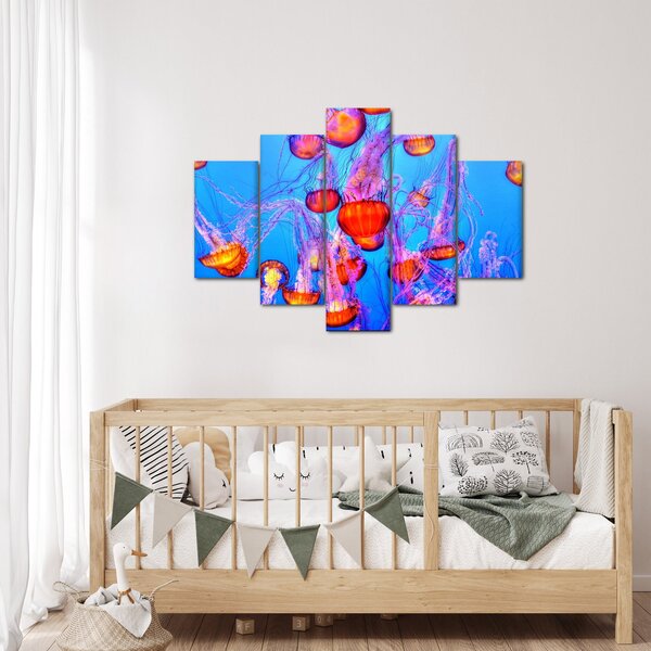Medúza a tengerben képe (150x105 cm)