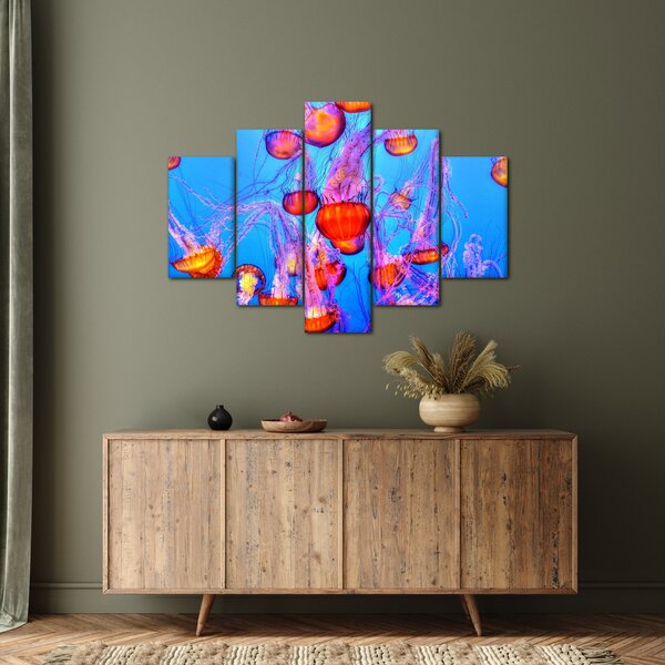 Medúza a tengerben képe (150x105 cm)
