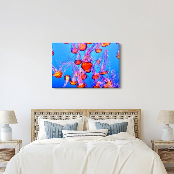 Medúza a tengerben képe (90x60 cm)