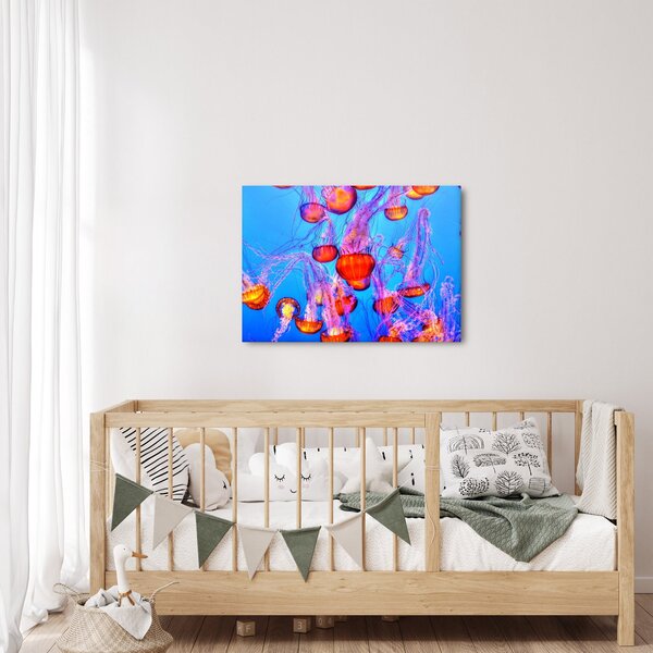 Medúza a tengerben képe (70x50 cm)